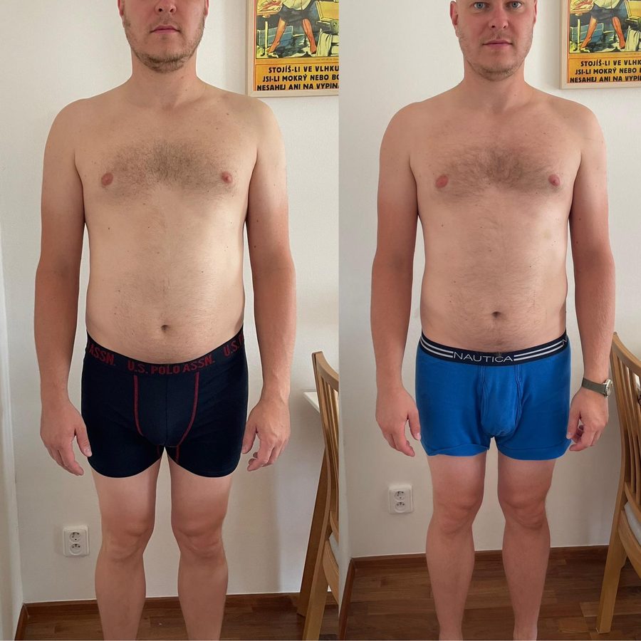 Klient Jan Doubek před spoluprací a po ní
